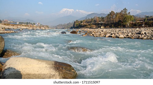 the Himalayan ice melting river