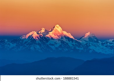 Himalayan Mountains View from Mt. Shivapuri, Shivapuri Nagarjun National Park
