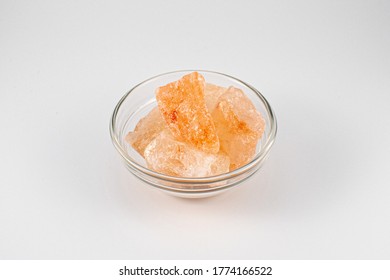 Himalayan Pink Salt In A Glass Ramekin