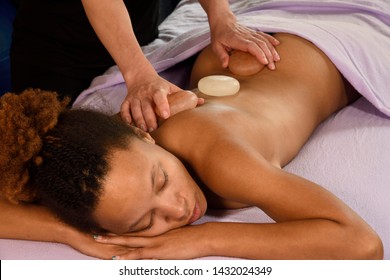 Himalayan Salt Stone Massage Hands On