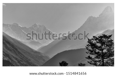 Similar – Berge in Graubünden (Schweiz)