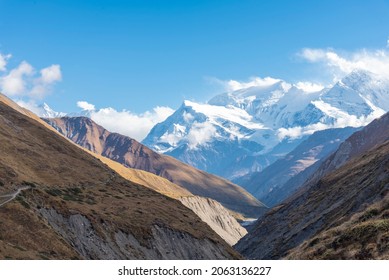 Himalayas mountain landscape, Annapurna range in Himalaya