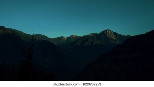 Himalayas range ,  kedarkantha trek location , INDIA BY 