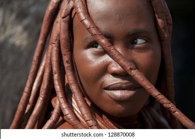 Himba woman - Shutterstock ID 128870008