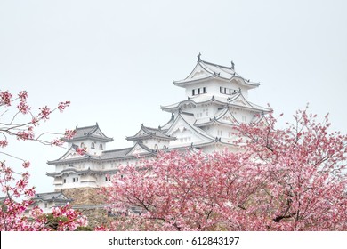 Himeji Castle Bigger white Building , Japan