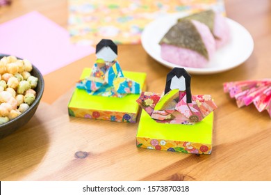 Hina doll made of origami - Powered by Shutterstock