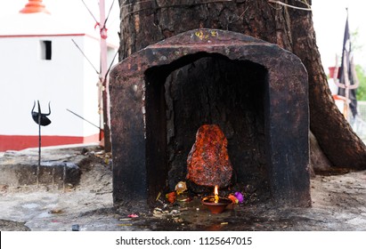 Hindi God Shani Dev Small Temple