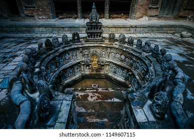 Hindu alter in kathmandu, nepal