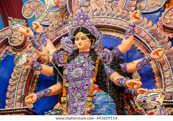 Hindu Festival Navratri Devi Maa Durga Stock Photo (edit Now) 643609114