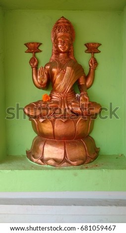 Are Hindu goddess lakshmi devi where Not meaningful. Hindu goddess lakshmi devi