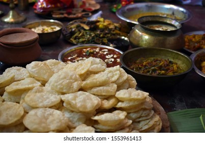 The Hindu Puja Rituals Feast Platter (puja Prasad, Puja Bhog)