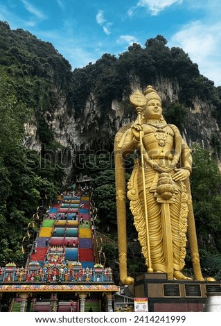 Hindu Temple at Batu Caves in Kuala Lumpur, Malaysia