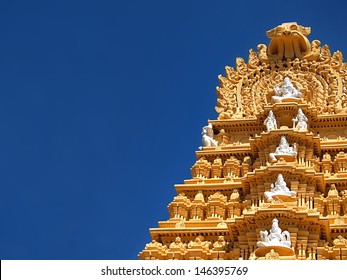 Hindu Temple At Chamundi Hills In Mysore, India