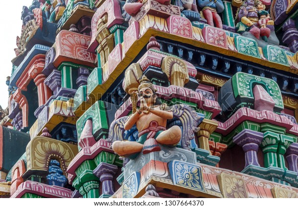 Hindu Temple Tower View Ramaswamy Temple Stock Photo 1307664370