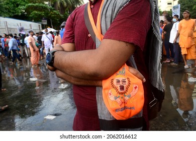 Hindus Stage A Demonstration In Dhaka, Bangladesh, On October 18, 2021, To Protest Against The Fresh Religious Violence Against Hindus In The Country.



