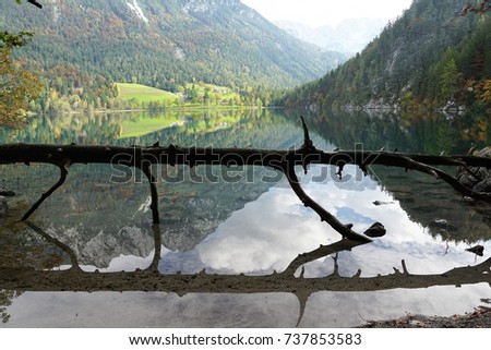 Hintersteiner lake in Austria