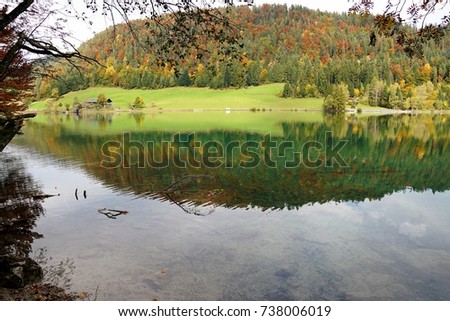Hintersteiner lake in Austria