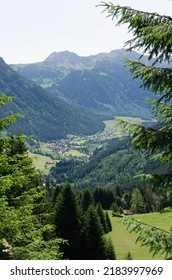 The Hintersteiner Valley In The Allgäu Alps, Bavaria, Germany