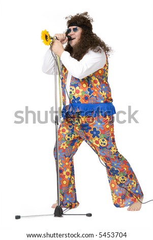 Hippie isolated