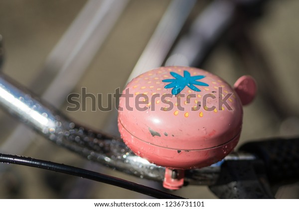 pink bicycle bell