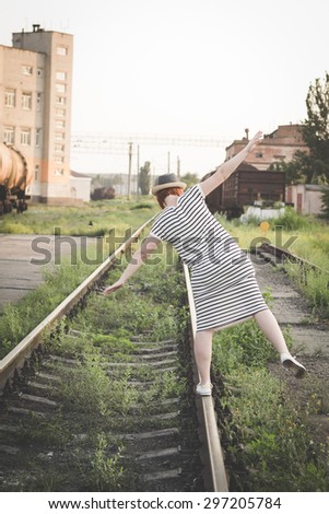 Similar – Image, Stock Photo man traveling in train carriage