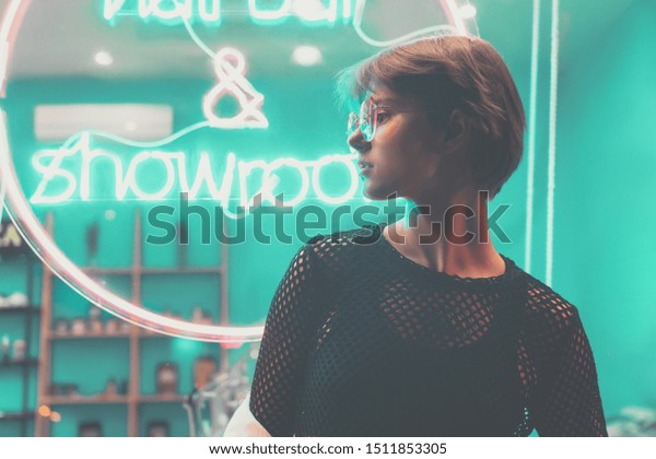 Hipster Teen Tomboy Girl Pretty Face Stock Image Download Now