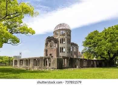 Hiroshima Atomic Bomb Dome Park In Japan