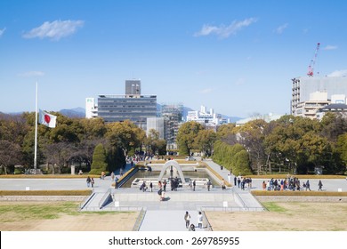 Hiroshima Peace Memorial Park.