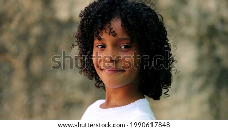 Similar – Pretty girl with long afro hair