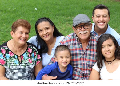 Hispanic Family With Good Values 