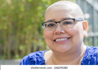 Hispanic Woman With Breast Cancer Learns To Deal With Hair Loss