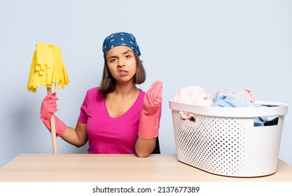 Hispanic Woman Making Capice Or Money Gesture, Telling You To Pay Your Debts!