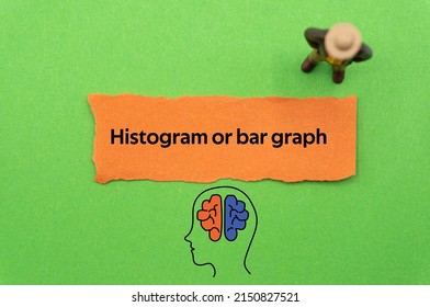 Histogram or bar graph.The word is written on a slip of colored paper. Psychological terms, psychologic words, Spiritual terminology. psychiatric research. Mental Health Buzzwords.