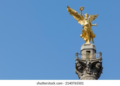 Monumento histórico El Ángel de la Independencia en la Ciudad de México