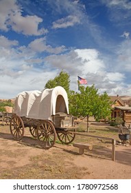 Historial outpost of the Wild West Pioneers on the border between Arizona and Utah