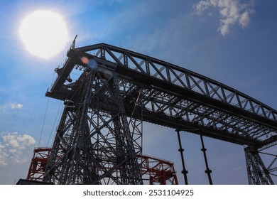 Historic abandoned bridge and ferry of the creek in La Boca - Powered by Shutterstock