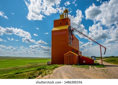 
The Historic Admiral Grain Elevator In Saskatchewan, Canada