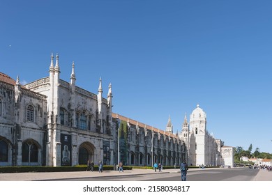 Belém Is A Historic Area That Refers To Portugal's Maritime Past, Such As The 16th Century Belém Tower. XVI And The Monument To The Discoveries. April 2022