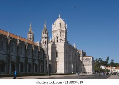 Belém Is A Historic Area That Refers To Portugal's Maritime Past, Such As The 16th Century Belém Tower. XVI And The Monument To The Discoveries. April 2022