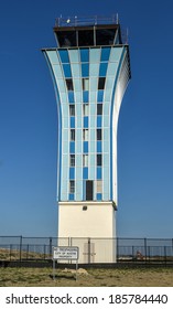 Historic Austin 1960s Renovated Mueller Airport Control Tower. Part Of The Original Robert Mueller Municipal Airport.