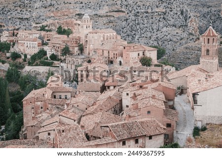 Historic Beauty: The rustic charm of Albarracín nestled in the mountains (Teruel, Aragón, Spain)