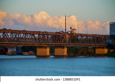 Grafton’s Historic Bridge At Sunset