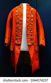 A Historic British Red Coat Military Uniform