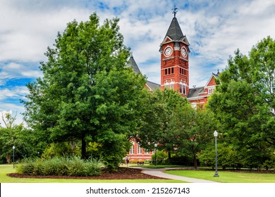 Historic Building And Campus At Auburn University In Auburn, Alabama