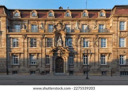 Historic building in Speyer in evening light, Germany