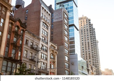 Historic Buildings Along 23rd Street In Manhattan New York City NYC