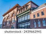 Historic Buildings in Downtown Cumberland Maryland USA