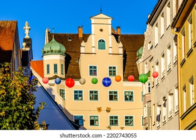 Historic Buildings At The Old Town Of Kempten - Allgäu