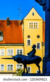 Historic Buildings At The Old Town Of Kempten - Allgäu