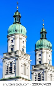 Historic Buildings At The Old Town Of Kempten - Allgäu